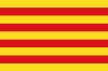 Official vector flag of Catalonia .